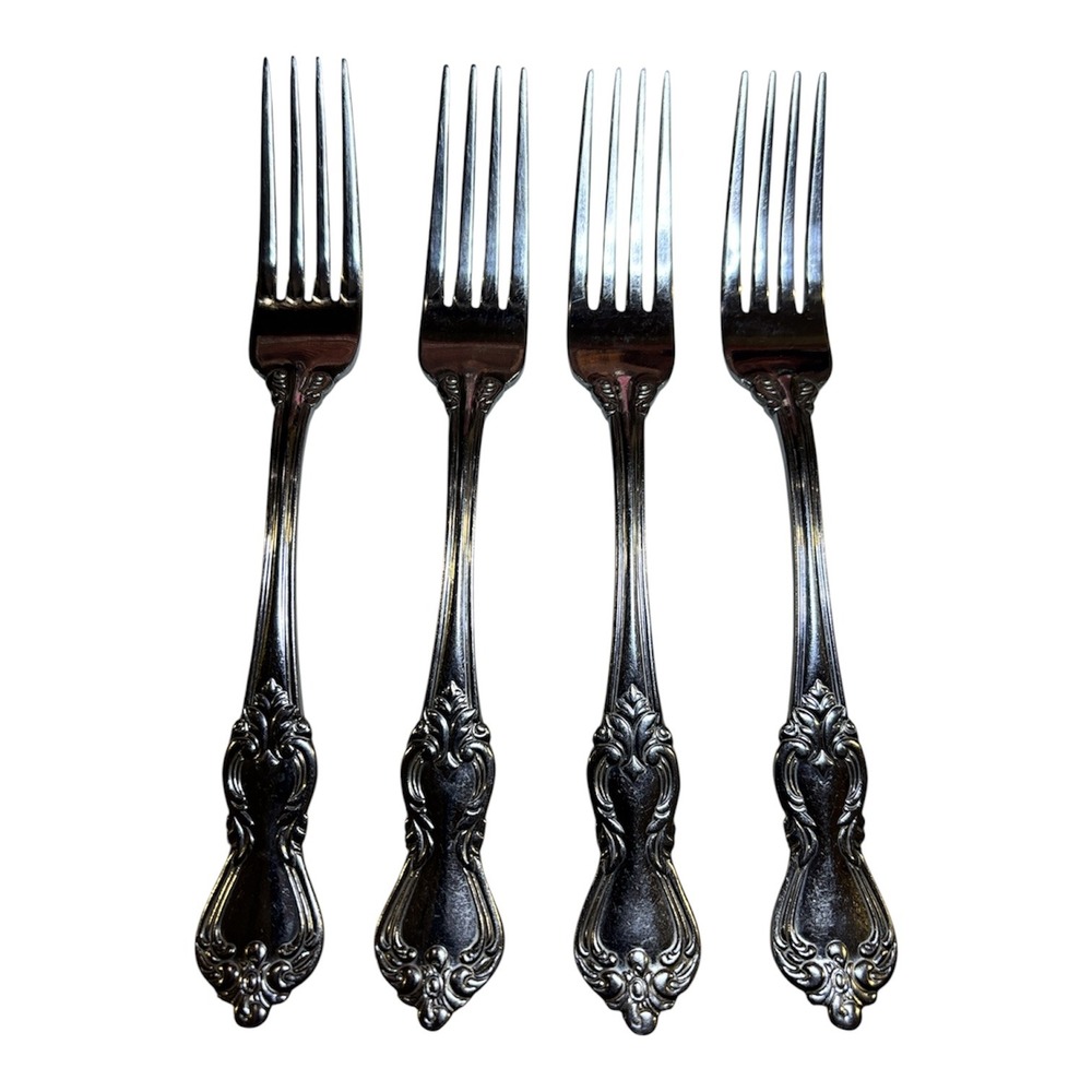 4 Reed & Barton Select
MARLBOROUGH glossy 18/10
Stainless‎ 8" Dinner Forks Korea